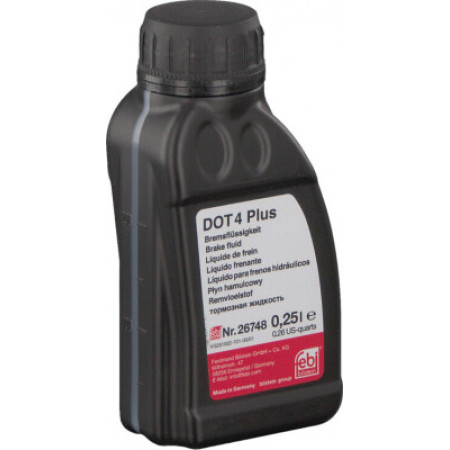 Гальмівна рідина Febi DOT 4 DOT 4 + Brake Fluid Plus 0.25л (26748)